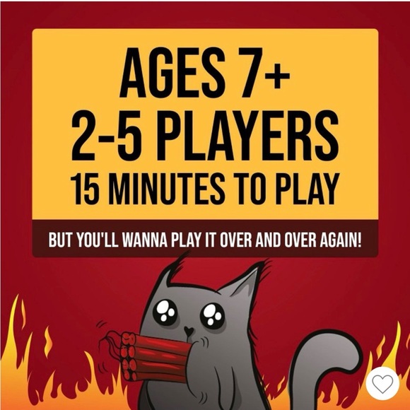 Exploding Kittens Original Edition Card Game - Red Box - Picture 2 of 3